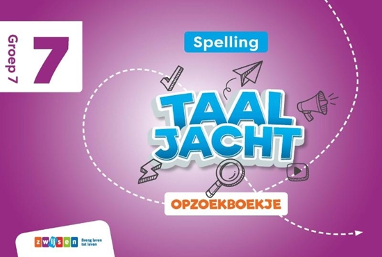 Afbeelding van Taaljacht Groep 7 spelling & grammatica opzoekboekje