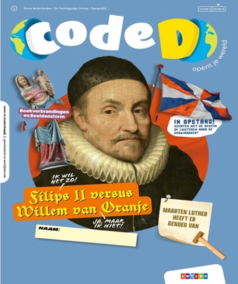 Afbeeldingen van Code D groep 6 mens en maatschappij thema 2 werkboek