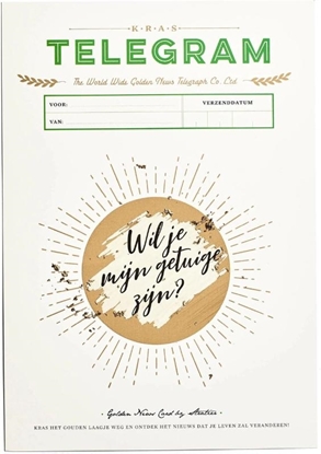 Afbeeldingen van Kras telegram getuige