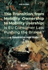 Afbeelding van The Transition from Mobility Ownership to Mobility Usership: Is EU Consumer Law Pushing the Brakes?