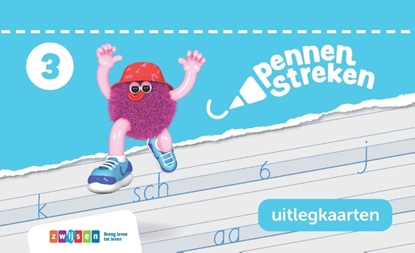 Afbeeldingen van Pennenstreken Groep 3 uitlegkaarten blokschrift
