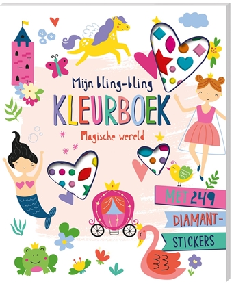 Afbeeldingen van Mijn bling-bling kleurboek - Magische wereld