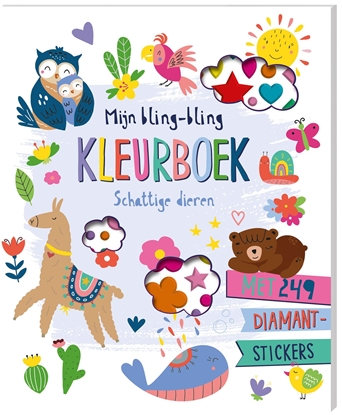 Afbeeldingen van Mijn bling-bling kleurboek - Schattige dieren