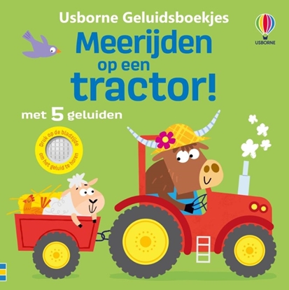 Afbeeldingen van Usborne Geluidsboekjes Meerijden op een tractor!