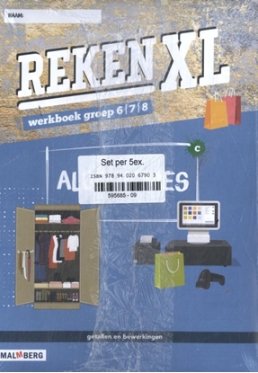 Afbeeldingen van RekenXL (set 5) groep 6/7/8 werkboek