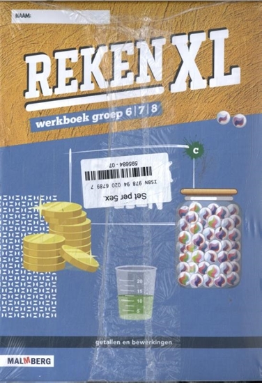 Afbeelding van RekenXL (set 5 ex) groep 6, 7, 8 werkboek