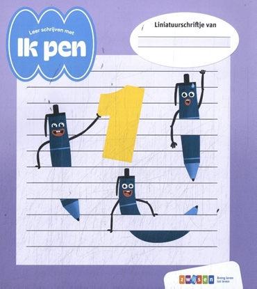 Afbeeldingen van Leer schrijven met Ik Pen 1 Liniatuurschriftje