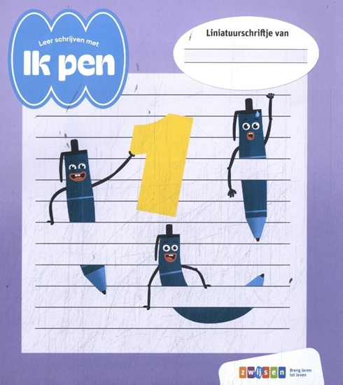 Afbeelding van Leer schrijven met Ik Pen 1 Liniatuurschriftje