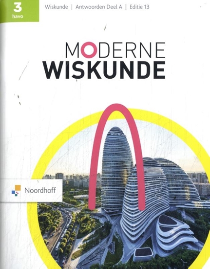 Afbeelding van Moderne Wiskunde 3 havo Antwoorden A