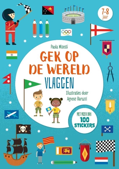 Afbeelding van Gek op de wereld vlaggen