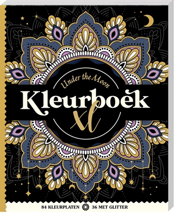 Afbeeldingen van Kleurboek XL - Under the Moon