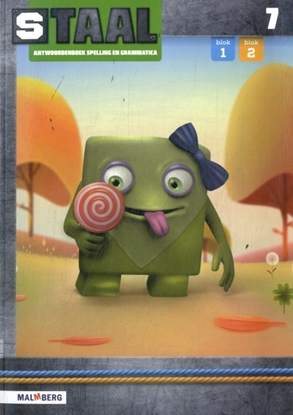 Afbeeldingen van Staal spelling blok 1-4 groep 7 antwoordenboek