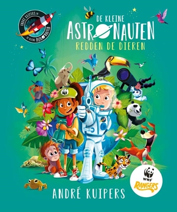 Afbeeldingen van André Kuipers De kleine astronauten redden de dieren