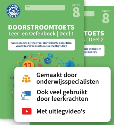 Afbeeldingen van Doorstroomtoets Leer- en Oefenboeken | Deel 1 en 2