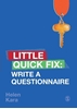 Afbeelding van Write a Questionnaire: Little Quick Fix