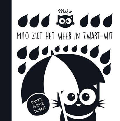 Afbeeldingen van Milo ziet het weer in zwart-wit