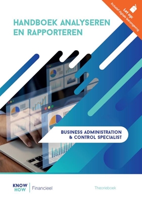 Afbeeldingen van Knowhow Financieel Handboek Analyseren en rapporteren incl. werkboek | editie 2024 | combipakket
