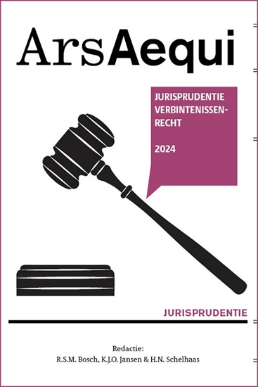 Afbeelding van Ars Aequi Jurisprudentie Jurisprudentie Verbintenissenrecht 2024