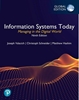 Afbeelding van Information Systems Today: Managing in the Digital World, Global Edition
