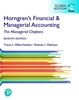 Afbeelding van Horngren's Financial & Managerial Accounting, The Managerial Chapters, Global Edition