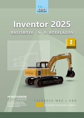 Afbeeldingen van Leerboek scholen Inventor 2025 Basisboek