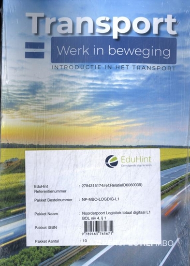 Afbeelding van Noorderpoort Logistiek totaal digitaal lic 12 mnd BOL niv 4, lj 1