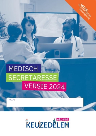 Afbeelding van Keuzedeel Medisch secretaresse versie 2024 | combipakket