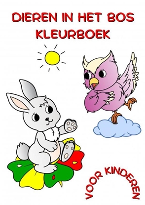 Afbeeldingen van Dieren in Het Bos Kleurboek voor Kinderen