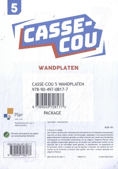 Afbeelding van Casse-cou 5 Wandplaten Didactisch Materiaal
