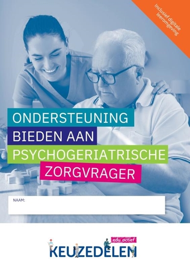 Afbeelding van Keuzedeel Ondersteuning bieden aan psychogeriatrische zorgvrager | combipakket