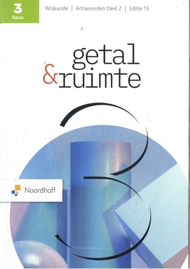 Afbeelding van Getal & Ruimte 3 havo wiskunde Antwoordenboek 2