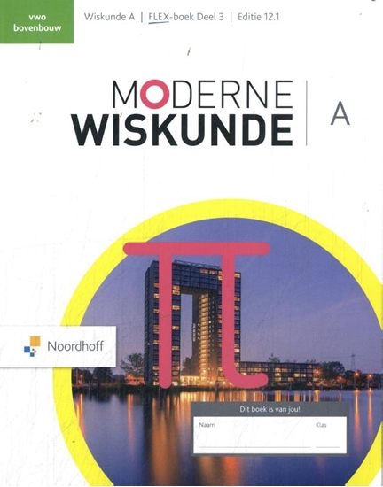 Afbeelding van Moderne Wiskunde 3 vwo bovenbouw FLEX boek A