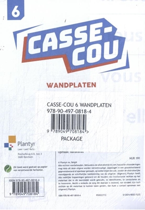 Afbeeldingen van Casse-cou 6 Wandplaten