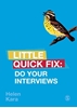 Afbeelding van Do Your Interviews: Little Quick Fix