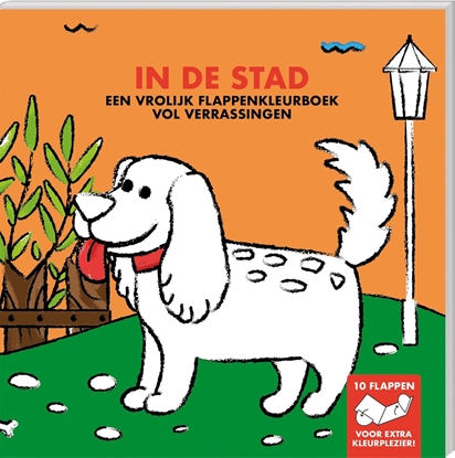Afbeeldingen van Flappenkleurboek - In de stad
