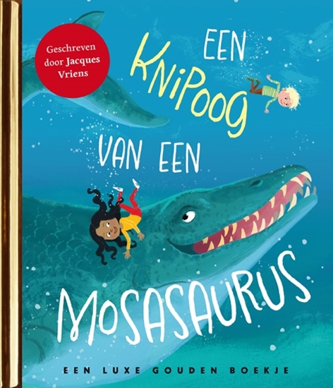 Afbeelding van Gouden Boekjes Een knipoog van een mosasaurus
