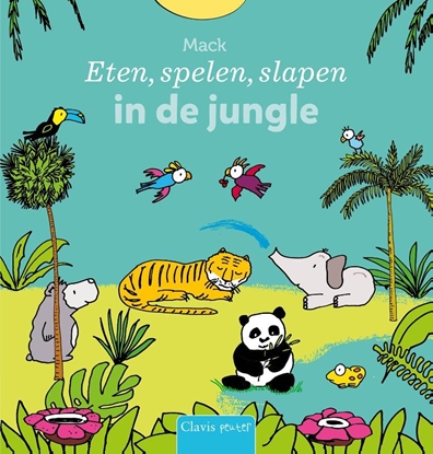 Afbeeldingen van Eten, spelen, slapen Eten, spelen, slapen in de jungle