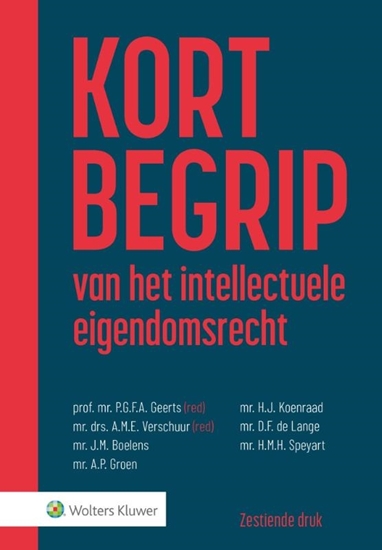 Afbeelding van Kort begrip van het intellectuele eigendomsrecht