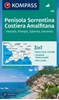 Afbeelding van KOMPASS Wanderkarte 682 Penisola Sorrentina, Costiera Amalfitana, Vesuvio, Pompei, Salerno, Sorrento 1:50.000