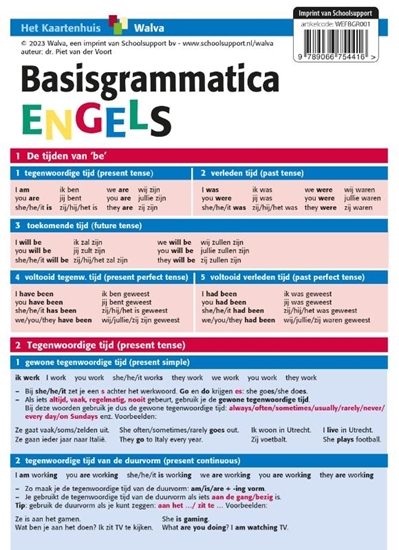 Afbeelding van Basisgrammatica Engels, taalkaart