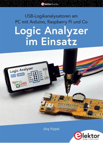 Afbeelding van Logic Analyzer im Einsatz