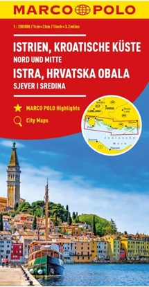 Afbeeldingen van Marco Polo Wegenkaart Marco Polo Wegenkaart Istrië, Kroatische Kust