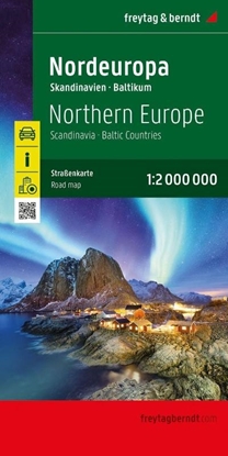 Afbeeldingen van F&B Wegenkaarten F&B Wegenkaart Noord-Europa - Scandinavië