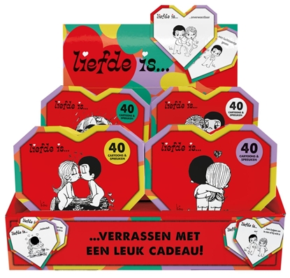 Afbeeldingen van Display Liefde is… hartendoosjes 4 x 3 ex.
