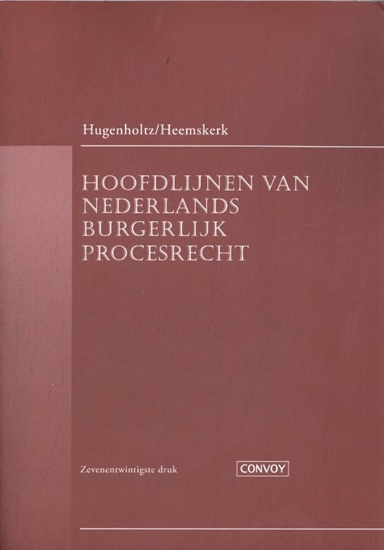 Afbeelding van Hoofdlijnen van Nederlands burgerlijk procesrecht