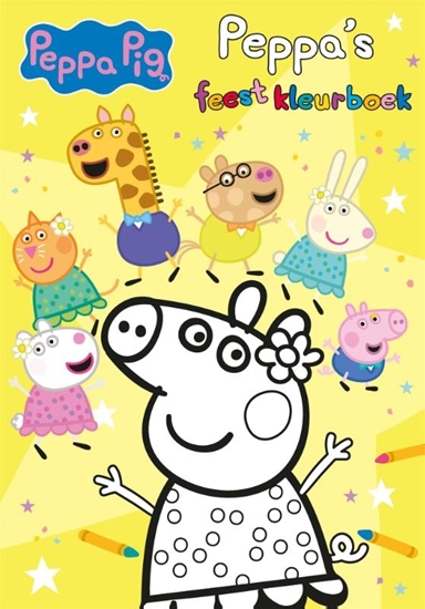 Afbeelding van Peppa Pig Peppa's feestkleurboek