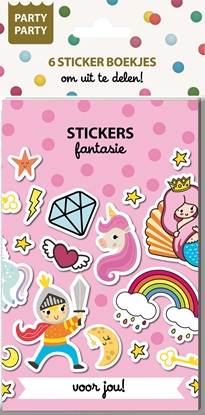 Afbeeldingen van Party Party 6 Sticker boekjes - Fantasie