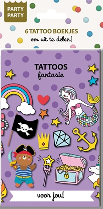 Afbeeldingen van Party Party 6 Tattoo boekjes - Fantasie