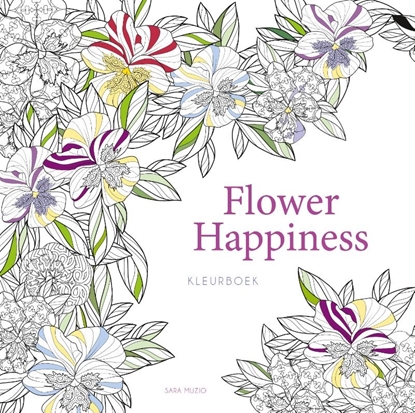 Afbeeldingen van Flower Happiness - Kleurboek