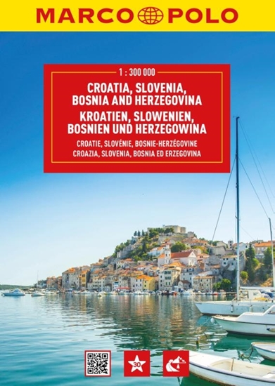 Afbeelding van Marco Polo Atlassen Kroatië, Slovenië, Bosnië Wegenatlas Marco Polo